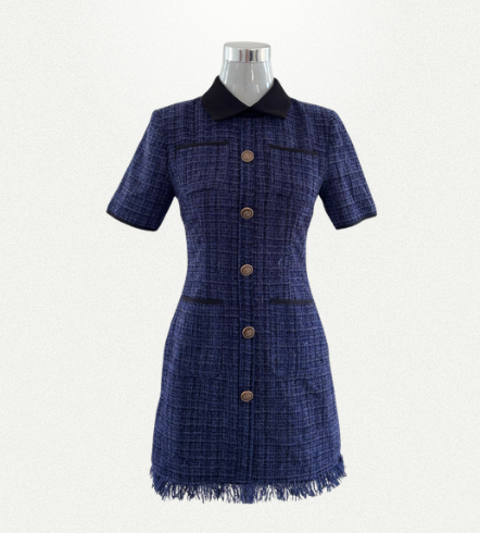 Aster Tweed Dress