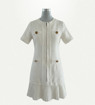 Cleona tweed dress